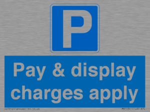 Pay & display charges apply